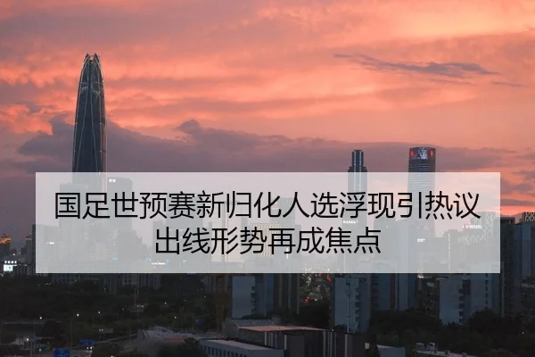 国足世预赛新归化人选浮现引热议 出线形势再成焦点